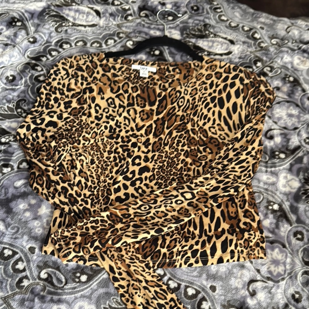 Leopard Print Women's Top